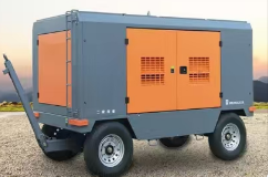 Ilmakompressori kiven poraukseen, paalutuskaivon poraukseen